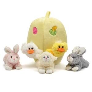 13" Tall Easter Egg Plush with 5  6" Easter Plush Inside!